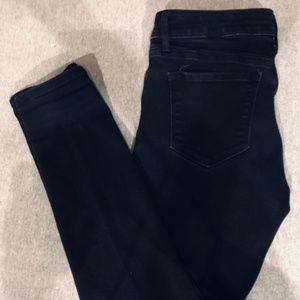 Old Navy Rockstar Super Skinny Low Rise Black Jeans